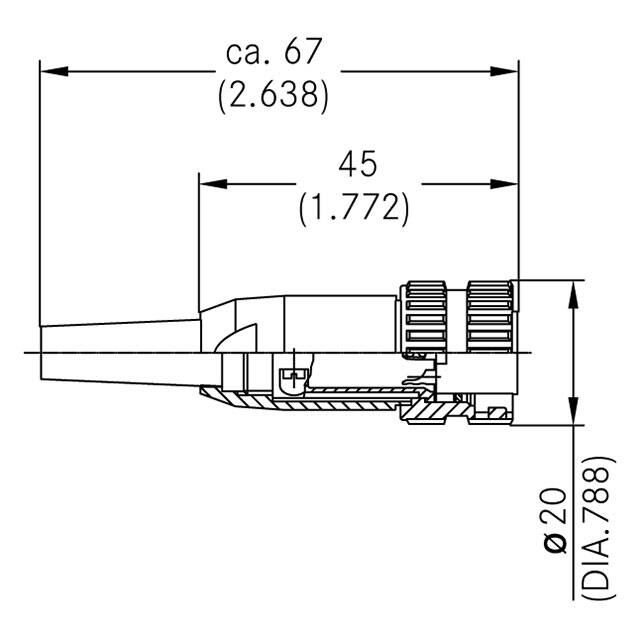 T 3375 951 Amphenol Tuchel Industrial  Alloggiamenti per connettori circolari